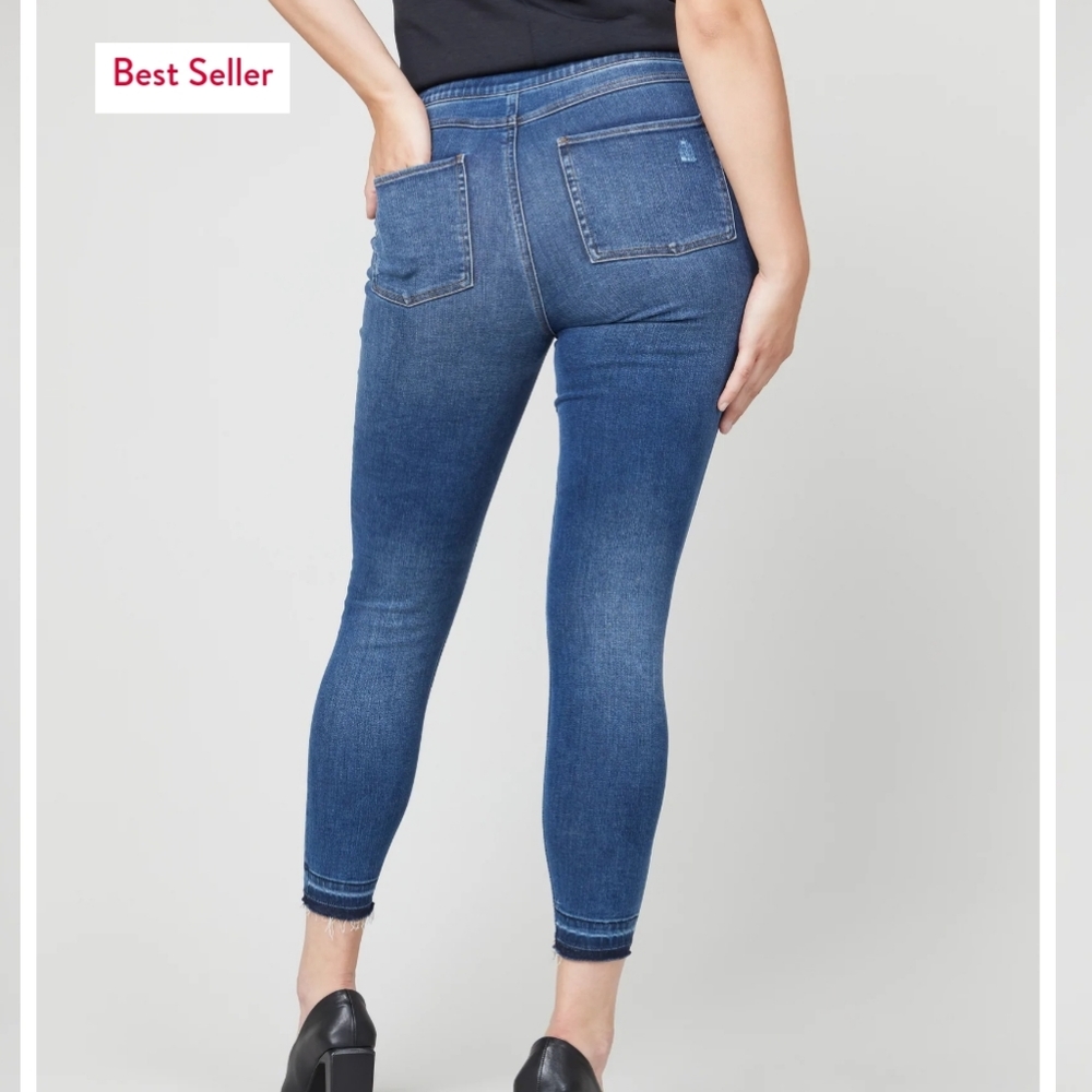 Spanx Skinny Distressed Jeans M NWOT